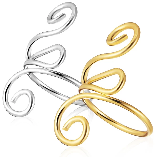 15 Pcs Bague Au Crochet Pour Le Doigt Boucle Tricotage Porte-fils 15 Pcs Bague Au Crochet Pour Le Doigt Boucle Tricotage Porte-fils