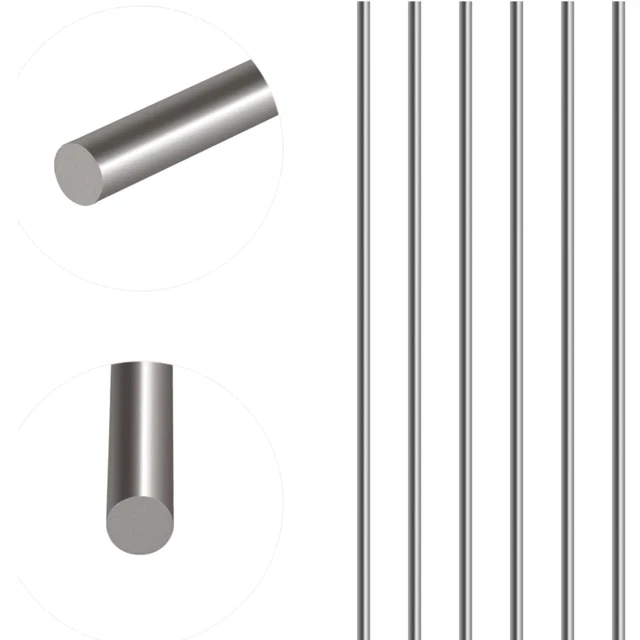 STAHLROHR, RUNDSTAB, MODELLBAU, RC, Metall, 3mm, 300mm, 6 Stück