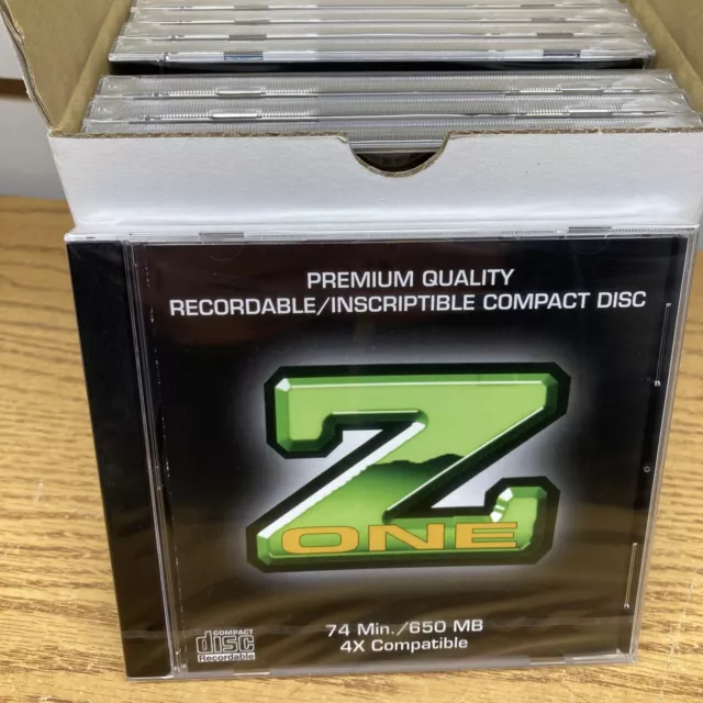 Z-One CD-R - 74 Minute 650 MB - 10-Pack with Jewel cases Vintage Premium