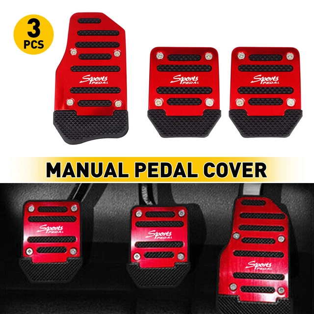 Universal Manual Foot Transmission NonSlip Brake Pad Cover Pedal Accessories Kit