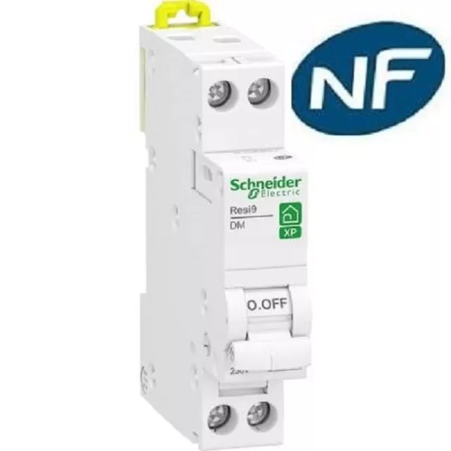 Disjoncteur 1p + n 25A - courbe C - peignable resi9 xp Schneider  R9PFC625