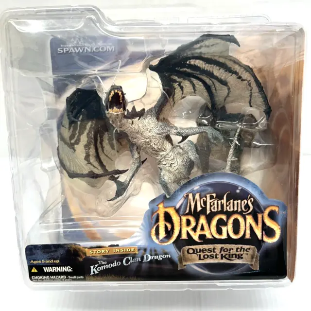 McFarlane's Dragons Quest for the Lost King Komodo Clan New Sealed