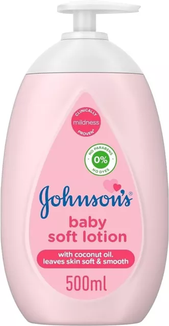 Johnson's baby soft lotion,500 ml