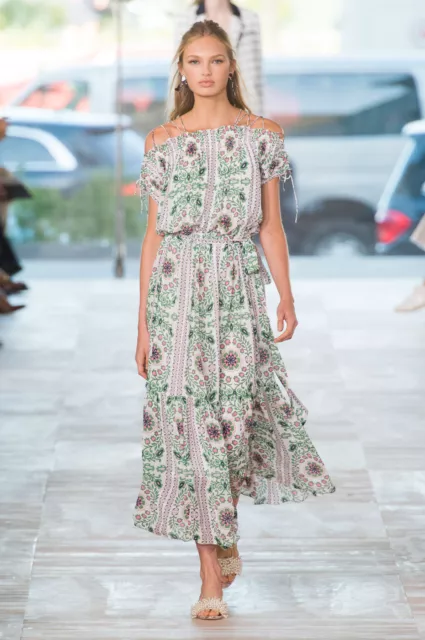 Tory Burch Floral Dress 2 Runway   Runway Midi Celeb Garden Party Asilomar