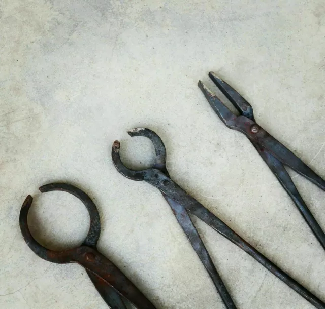 Blacksmith Tongs- 12”- Universal- Multipurpose- Forging Tool- Hand