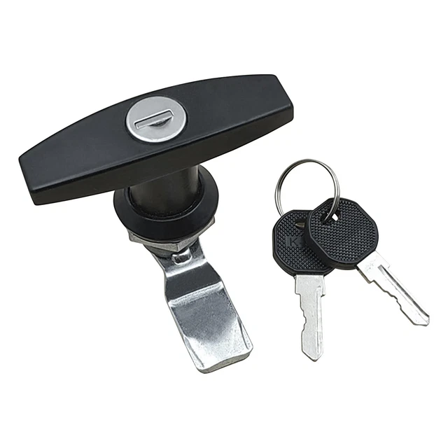 TRUCK CAMPER TOOLBOX Lock Trailer Door THandle Latch with 2 Keys for