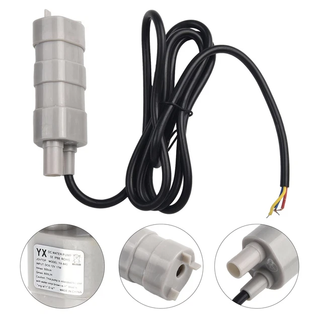 Mophorn Pompe à Eau Solaire - 12 V 120 W Submersible, Débit De 3,2 GPM