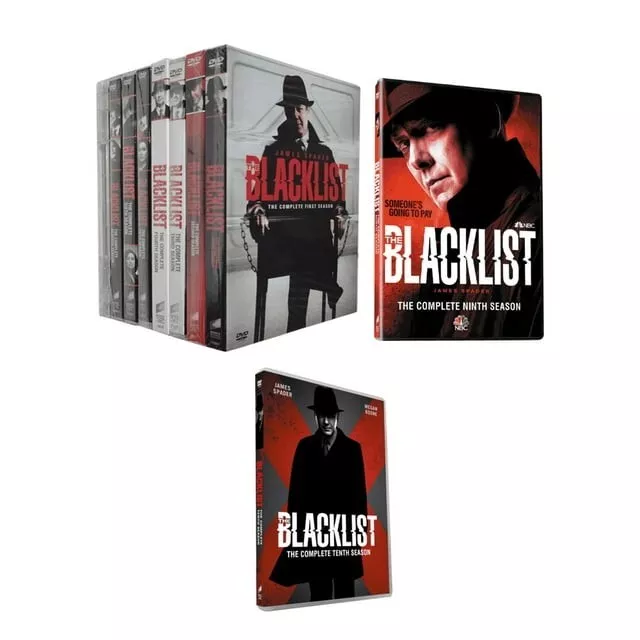 The Blacklist: Complete Series Seasons 1-10 DVD Set  Region 1 USA Free Shipping