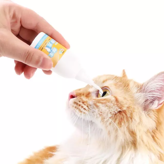 Pet Dog Cat Eye Drops Anti-Inflammatory Tear Stain Improve Conjunctivitis C6W7