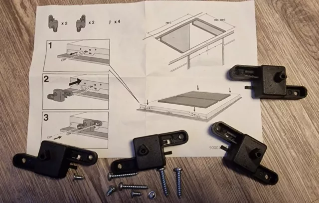 Befestigung Kochfeld 4 Stk.Siemens,Bosch,Neff 9001114458