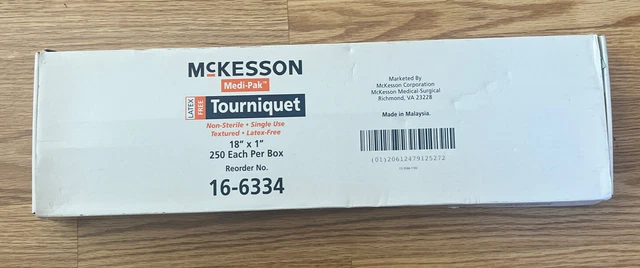 McKesson Tourniquet Band 18 Inch, 1” 16-6334 - Pack of 250