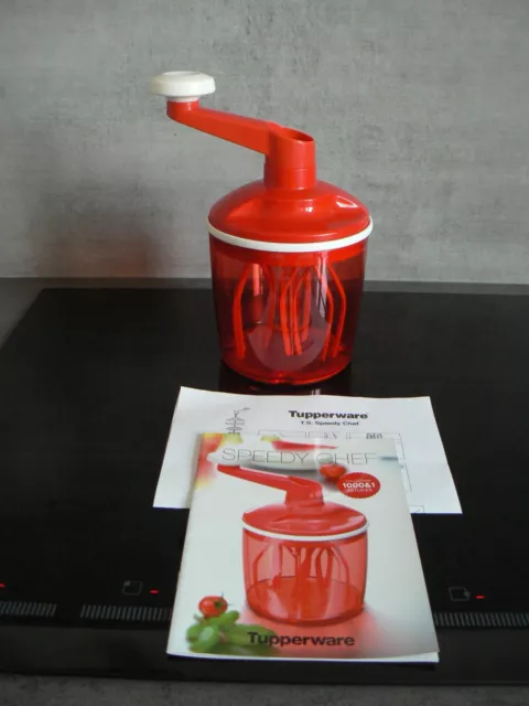 Speedy Chef Tupperware TRES PROCHE DU NEUF + livret - UNE AFFAIRE ICI  !!