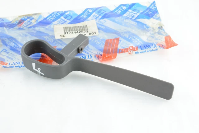 Maniglia Di Regolazione Sedile Auto Sinistra Per Fiat 500 Abarth - Ricambio Compatibile Con Numero Originale 71752326, Colore Nero