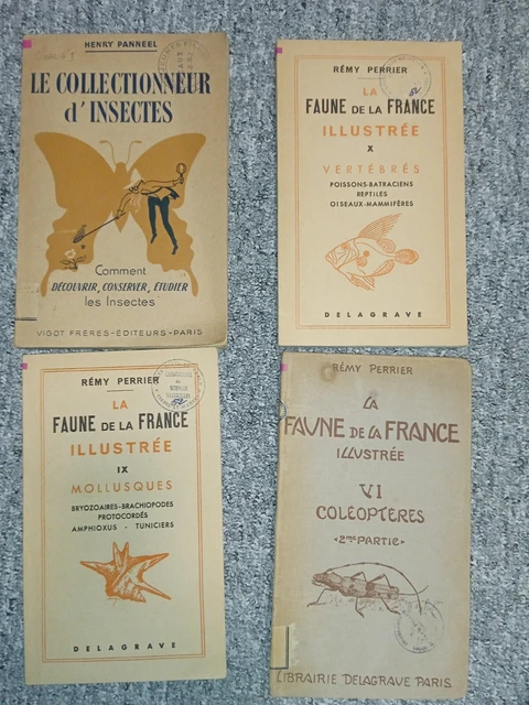 LIVRES ANCIENS : faune de France et insectes - Henry PANNEEL - Rémy ...