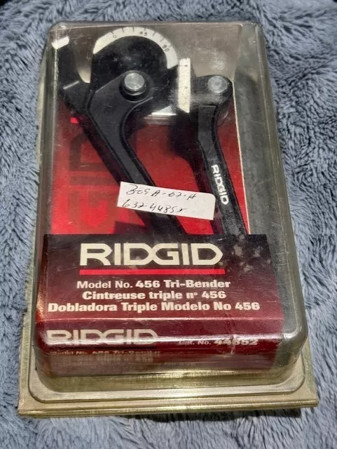 RIDGID 456 Tri-Bender, 1/4, 5/16 and 3/8 od tubing bender tools tubing bender