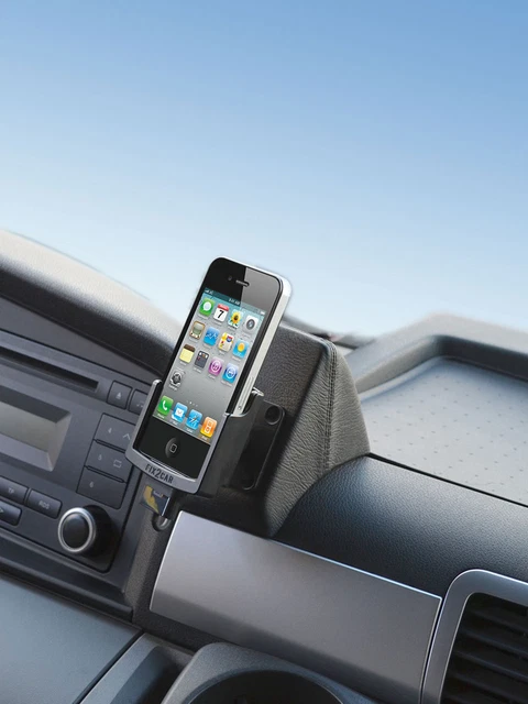 KUDA 012055 Supporto Per Telefono/GPS In Pelle – Nero, Per Auto MAN TGS/TGX, Antiscivolo - 3