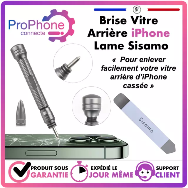 STYLO CASSE BRISE VITRE ARRIERE iPhone 8/SE/X/XR/XS/11/12 Pro-Max-Mini-Plus⭐✅