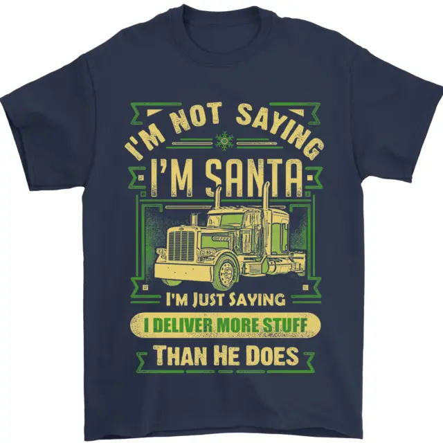 Not Santa Delivery Driver Christmas Funny Mens T-Shirt 100% Cotton