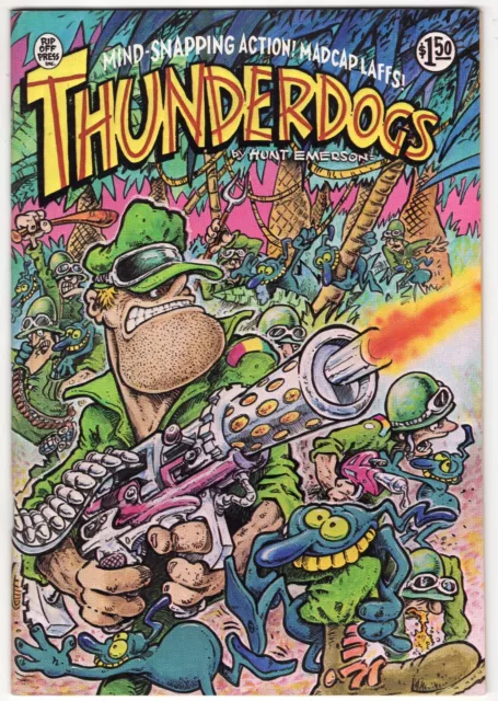 THUNDERDOGS 1981 1st / Only Printing Underground Comic Comix HUNT EMERSON