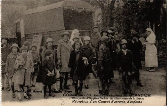 CPA Le Preventorium du GLANDIER - Receptiond'un Convoi d'arrivée (692555)