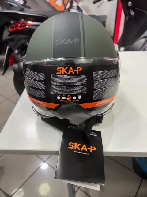 Casco - Jet - Visiera Sagomata - Scooter - Skap - Nuovo - Moto - Accessori