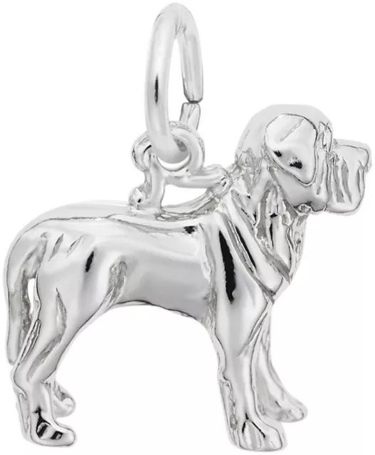 Sterling Silver Mastiff Dog Charm by Rembrandt