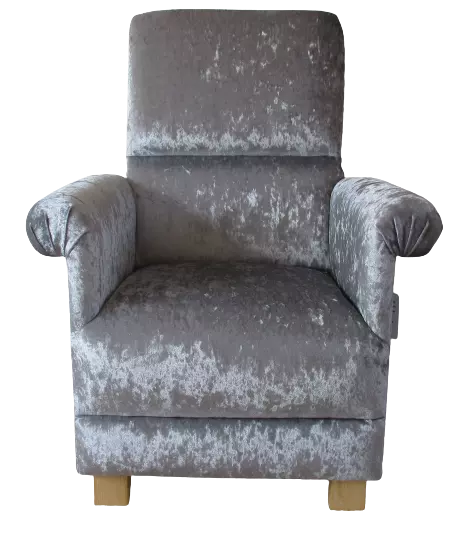 Velvet Fabric Adult Chair Armchairs Accent Bedroom Kitchen Lounge Nursery Small