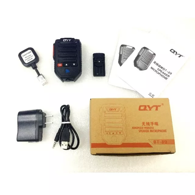 QYT BT89 Bluetooth PTT Microphone Speaker for KT8900 7900D 980 Mobile Radio Mic 3