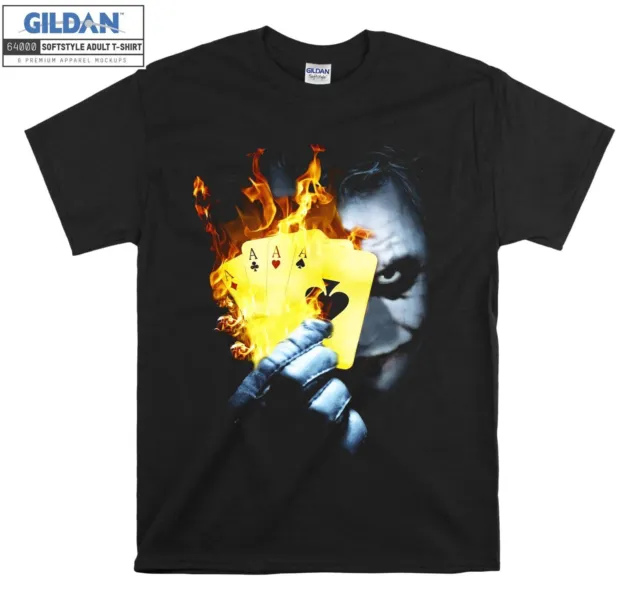 Card Enjoy The Game Face Joker T-shirt Gift Hoodie Tshirt Men Women Unisex E656