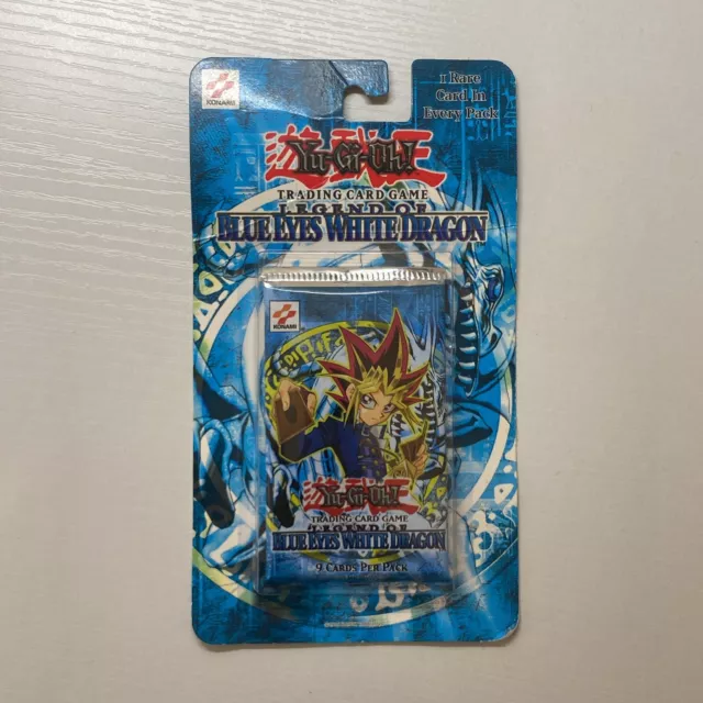 Yu-GI-Oh! - 2002 LOB Legend of Blue Eyes Blister/Booster - North American Sealed