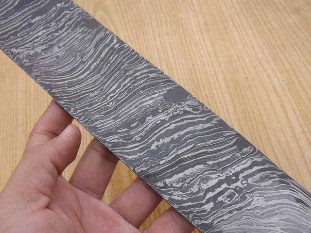 Handmade Forged Damascus Steel Heavy Duty Billet  10"x2" For Making Knife _Twist