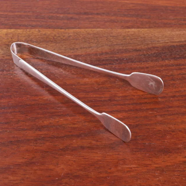 Japanese 950 Sterling Silver Sugar / Tea Tongs Simple Refined 20Thc No Monogram