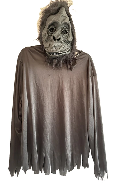 Gorilla Animal ￼ Three Piece ￼Halloween Costume One Size Fits Most