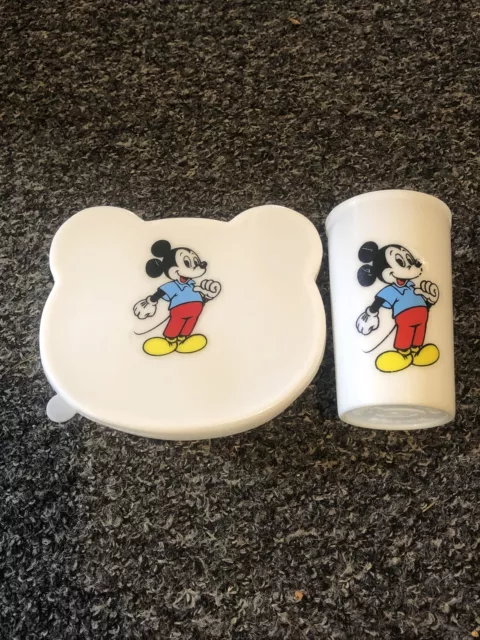 Zebco Mickey Mouse Catch 'em Tackle Box Blue Plastic Disney