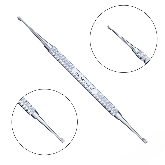 Lime à Ongles Pied Professionnelle En Acier Inoxydable - Double Face - Neuf
