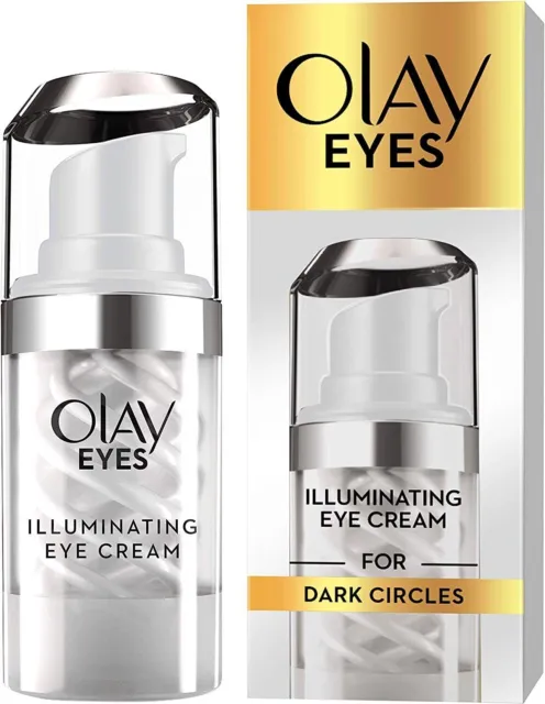 Olay Eyes Illuminating Eye Cream with Niacinamide for Dark Circles, 15ml