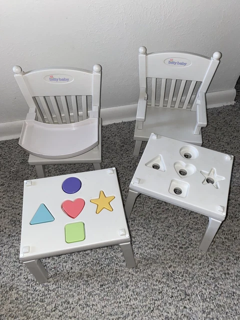 Bitty Baby High Chair Activity Tables American Girl Retired