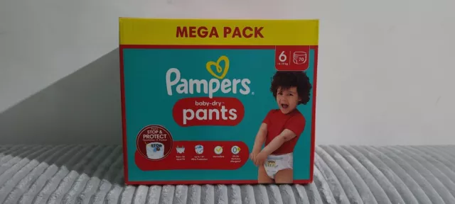 PAMPERS : Baby-Dry Pants - Couches-culottes taille 6 (14-19 kg