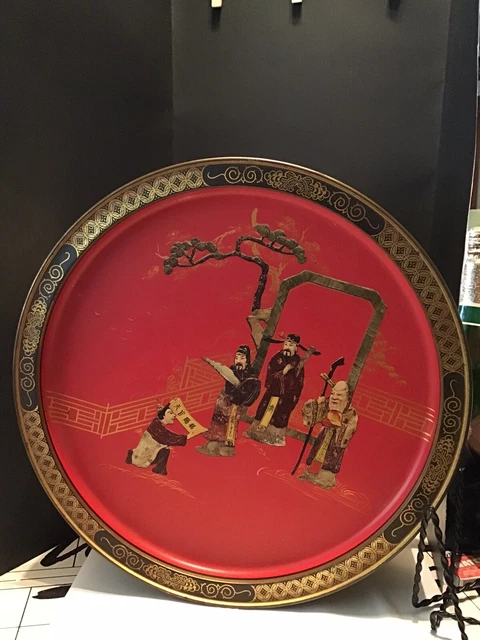 Vintage Sunshine Biscuits Tin "T'ang Dynasty Series-The Three Attainments"