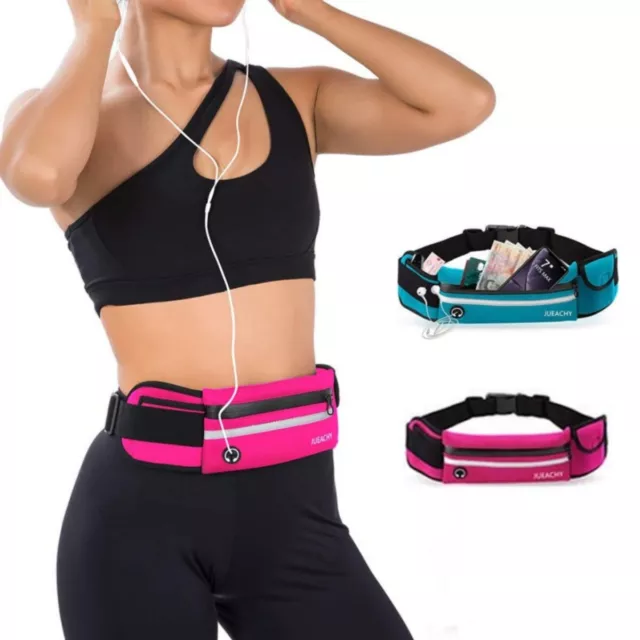 Bum Bag Waist Bags Unisex Pouch Fanny Pack Travel Running Sports Belt Zip AU