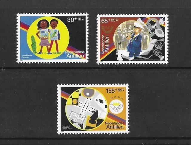 Netherland Antilles 1991 MNH Cultural & Social Relief Fund sg 1037/9