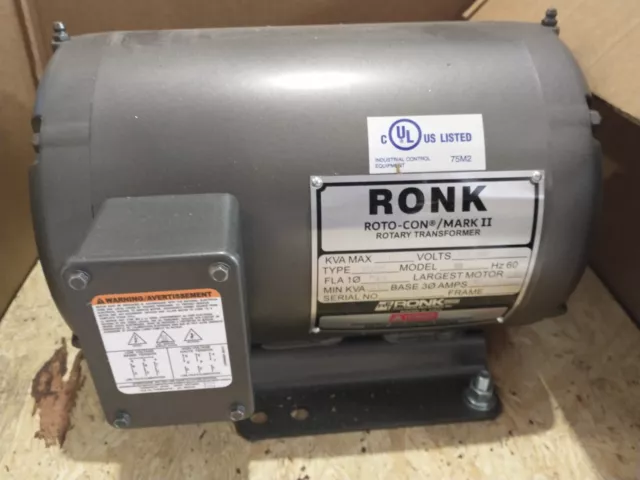 Roto-Con /Mark II 2P/4P Rotary Phase Converter RCRO006 & Panel Control RCPL2P006