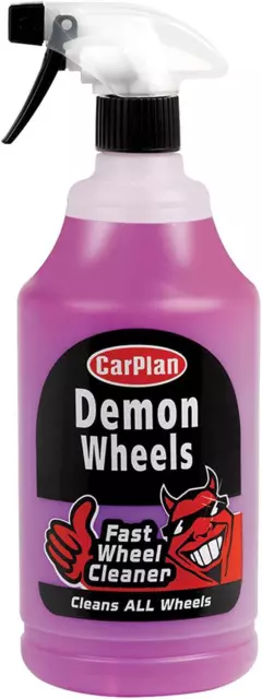 Carplan DEMON WHEELS Universal Bike Car Alloy Wheel Degreaser Cleaner Spray 1Lt