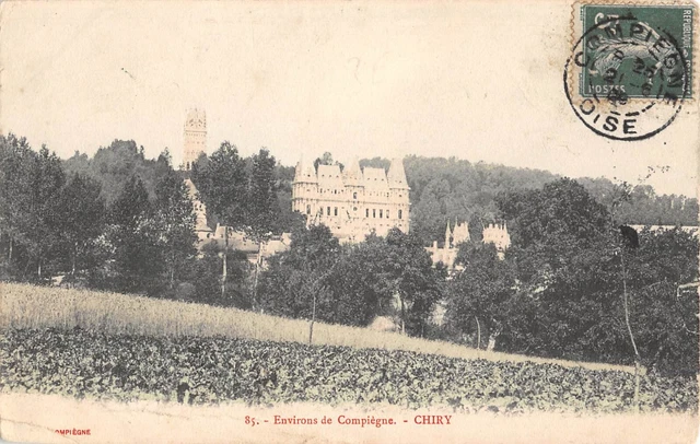 Cpa 60 Env.compiegne / Chiry