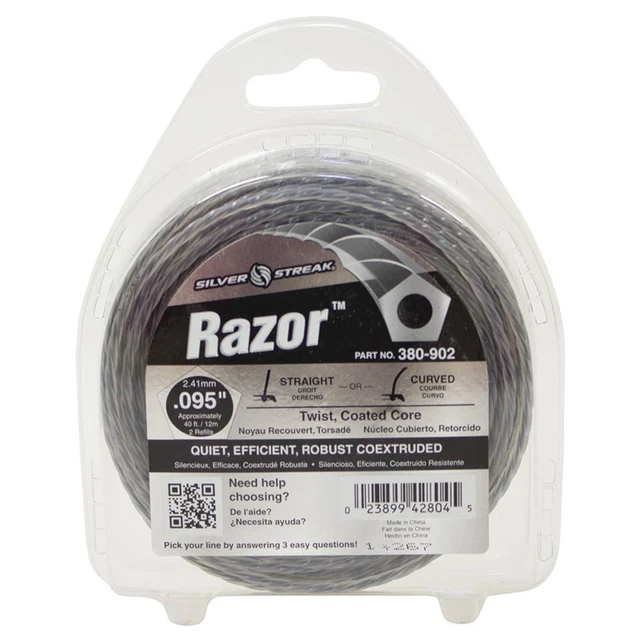 New Stens 380-902 Razor Trimmer Line / .095 40' Clam Shell