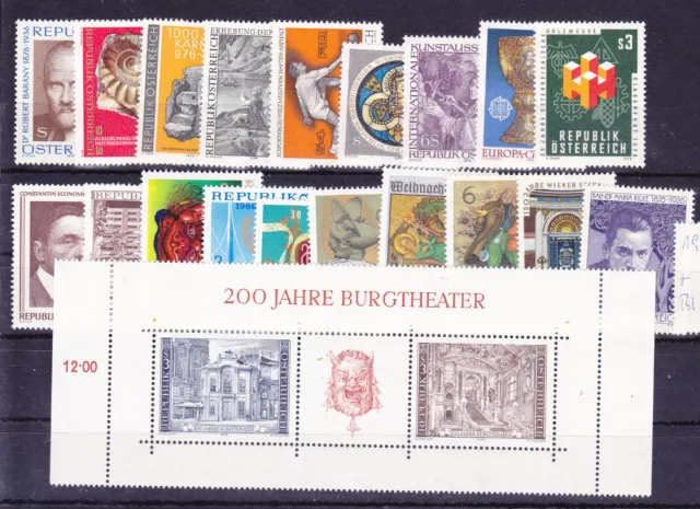 Österreich  Lot aus dem Jahr 1976  postfrisch siehe  Scan
