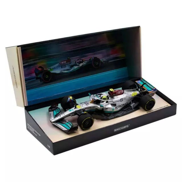 Lewis Hamilton Mercedes AMG Petronas W13 Formel 1 Miami GP 2022 1:18