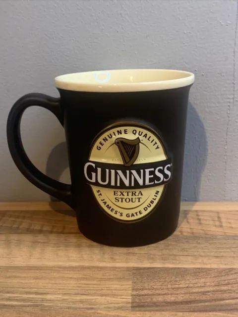 Extra Large Oversized Guinness Mug  3D Logo  Extra Stout St James's Gate Dublin
