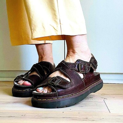 platform dr marten sandals