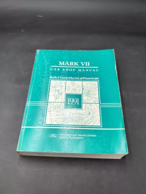 1991 Lincoln Mark VII Shop Service Repair Manual Factory Original